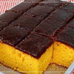 Classic Brazilian Carrot Cake with Chocolate Glaze