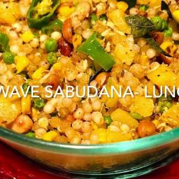 Microwave Sabudana Lunch Box