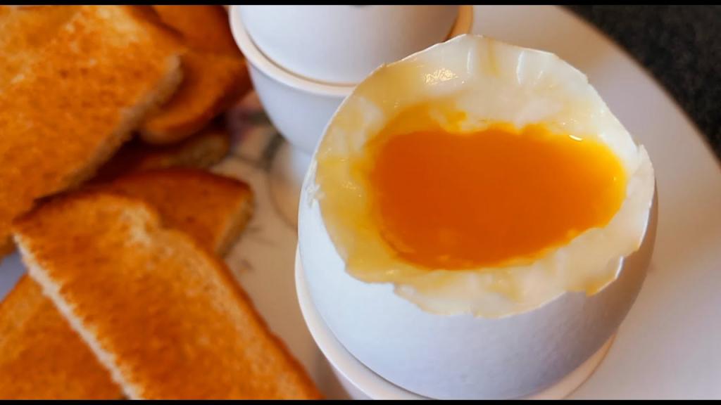 Air Fryer Soft Boiled Eggs with Toast