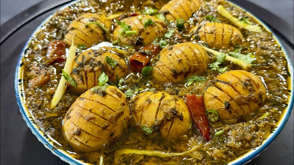 Anda Palak Recipe – Pakistani Style Egg Spinach Curry