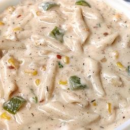 Creamy White Sauce Pasta – Restaurant Style