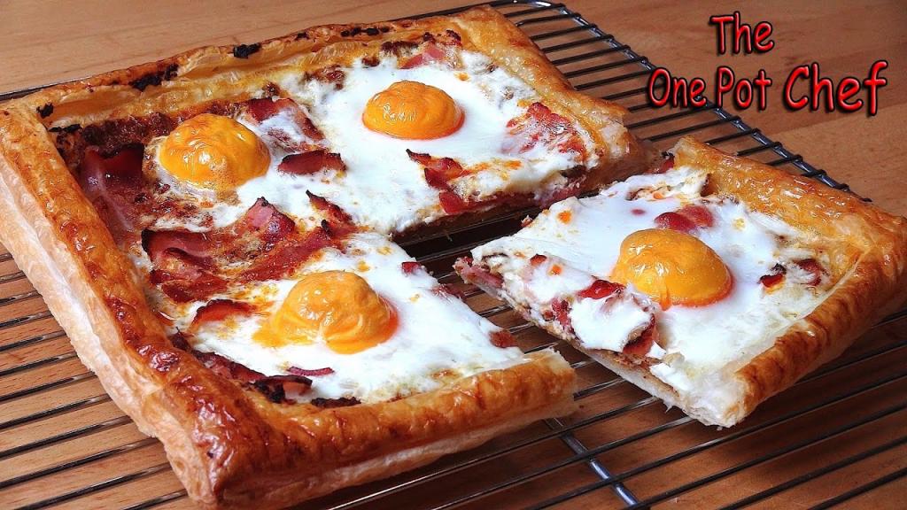 Bacon and Egg Breakfast Tart – Easy