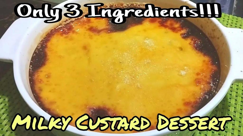 Baked Milky Custard Dessert