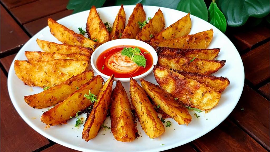 Baked Potato Wedges – Crispy & Delicious