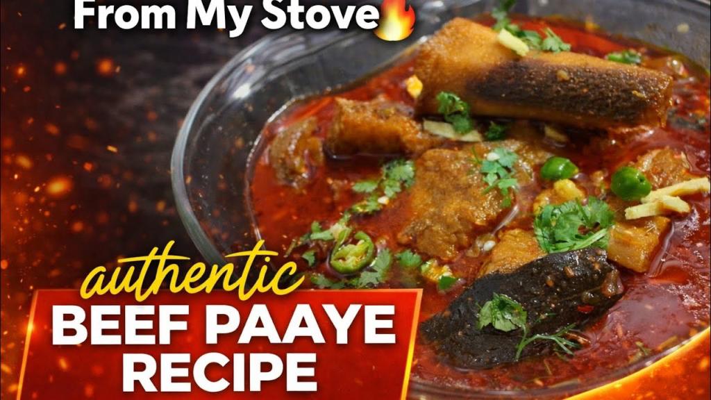 Beef Paaye Recipe