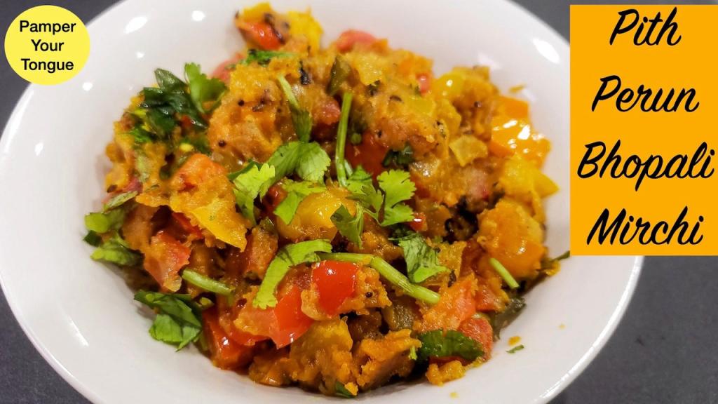 Bell Pepper Besan Stir-fry (Capsicum Besan Sabzi)