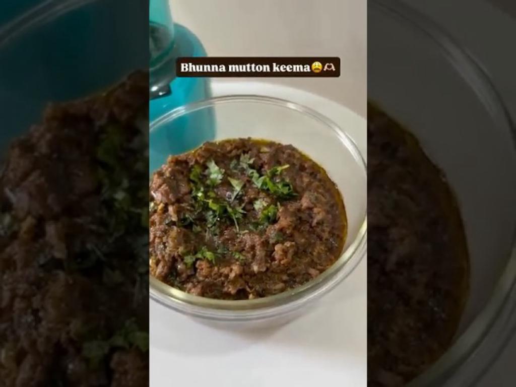 Bhunna Mutton Keema