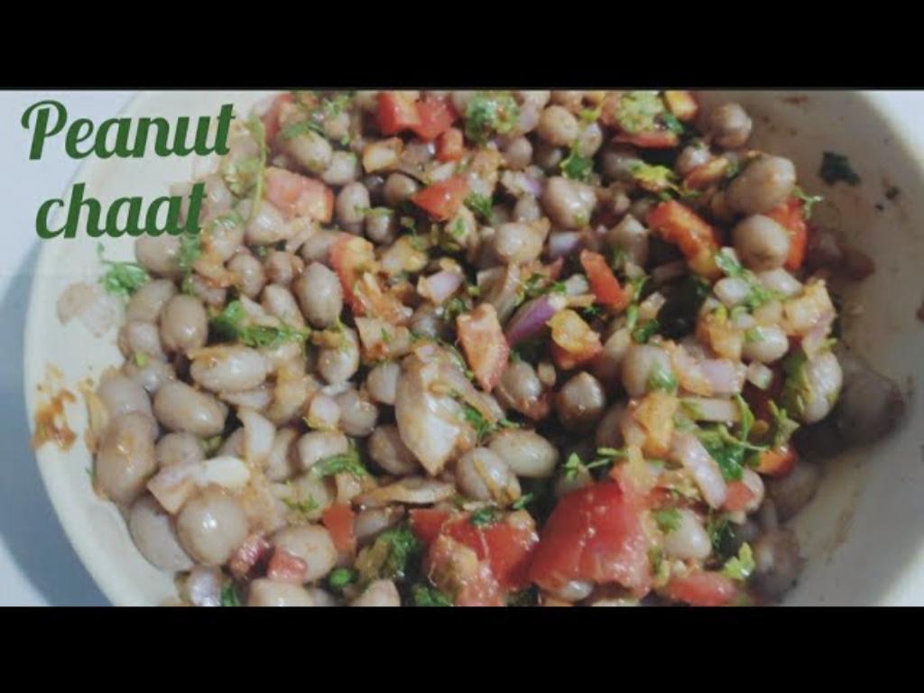 Boiled Peanut Salad - Indian Street Food Style
