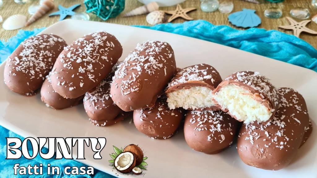 Bounty Fatti in Casa (Homemade Bounty Bars)