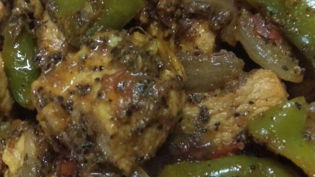 Capsicum Pepper Chicken – Indian Style