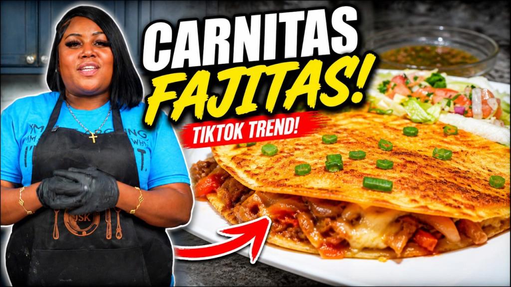 Carnitas Fajita Quesadillas with Fresh Salsa