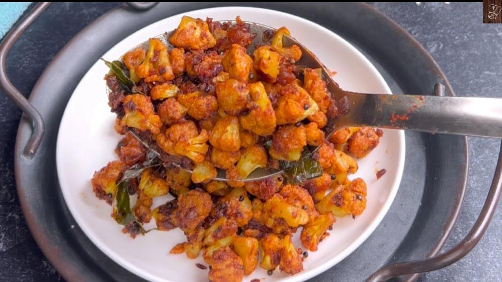 Cauliflower Poriyal – South Indian Style