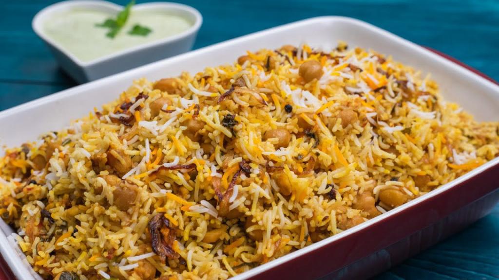 Chana (Chickpea) Biryani