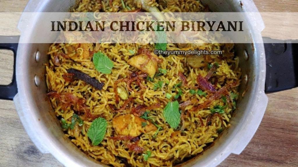 Chicken Biryani in Pressure Cooker