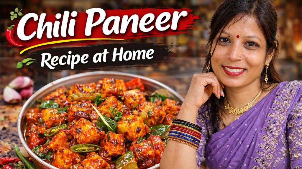 Chilli Paneer – Indian Chinese Style