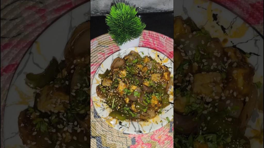 Chilli Paneer – Indo-Chinese Style