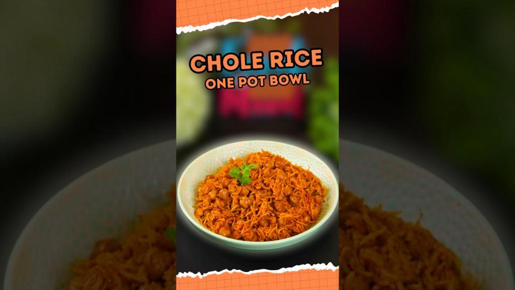 Chole Rice One Pot Bowl
