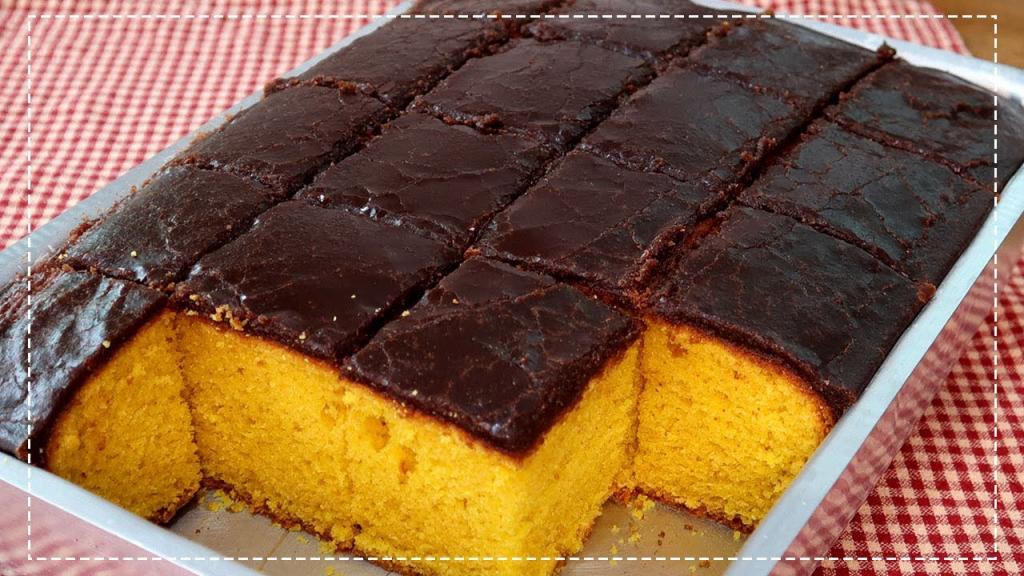 Classic Brazilian Carrot Cake with Chocolate Glaze