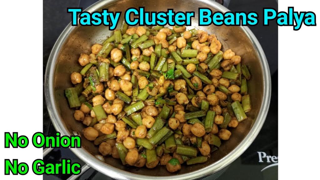Cluster Beans and Channa Palya