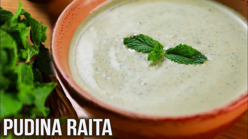 Creamy Mint Raita (Pudina Raita)