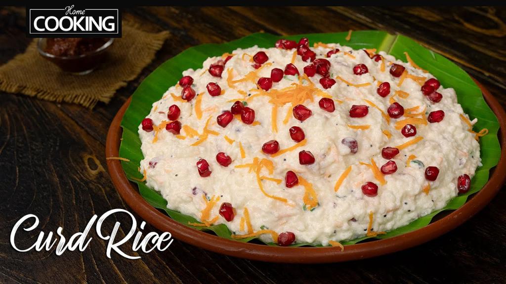 Curd Rice – Home Cooking