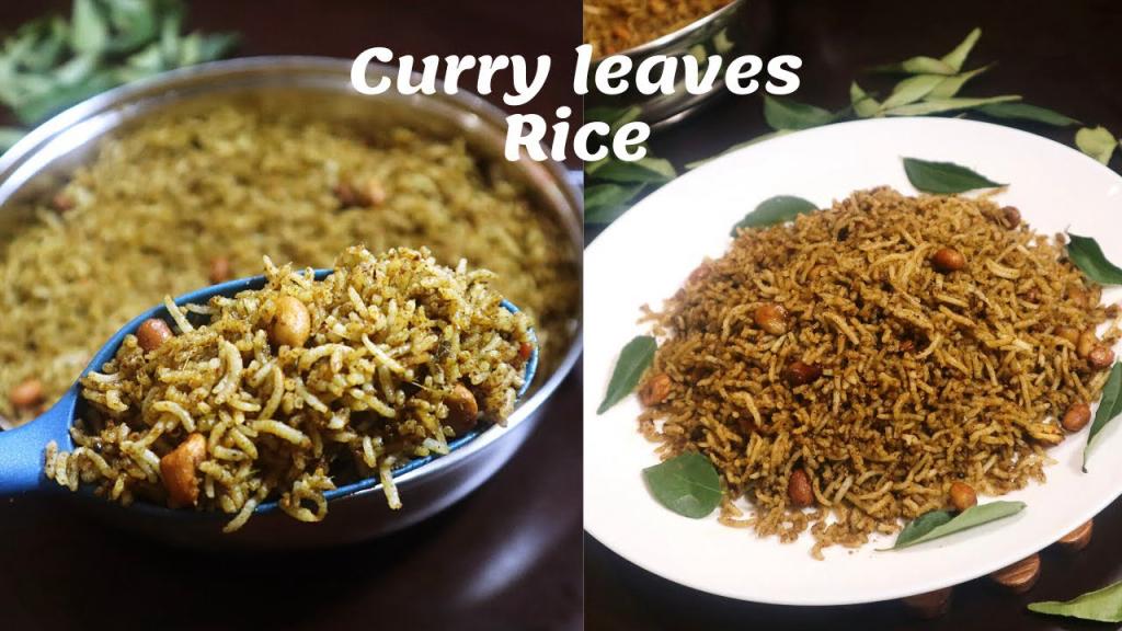 Curry Leaves Rice – Healthy & Flavorful