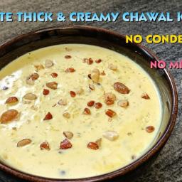 Quick & Creamy Rice Kheer (Indian Rice Pudding)