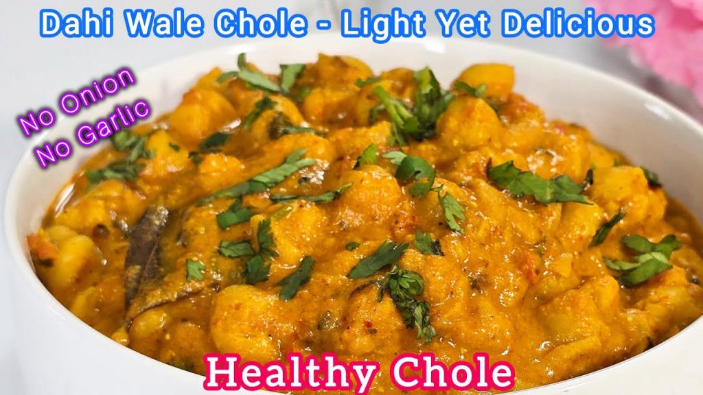 Dahi Chole Masala (No Onion No Garlic)