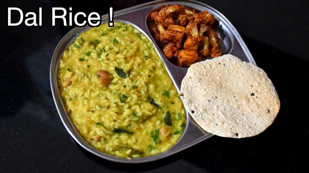 Dal Rice (Khichdi) - South Indian Style