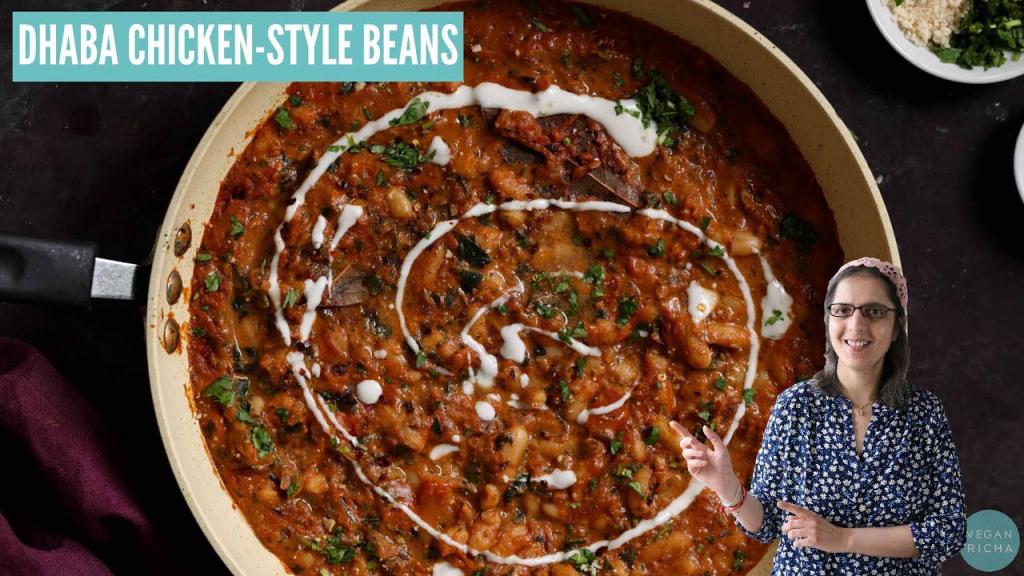 Dhaba Chicken Beans – Vegan Style