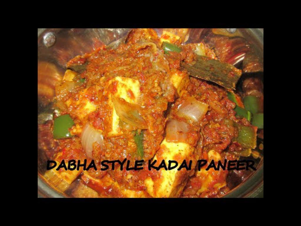 Dhaba Style Kadai Paneer
