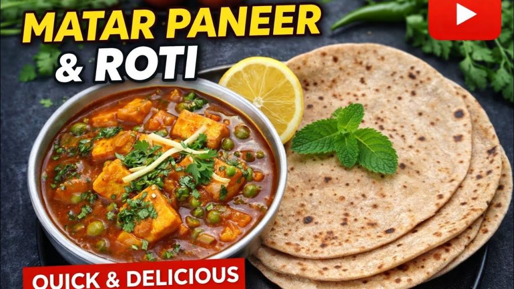 Dhaba Style Matar Paneer