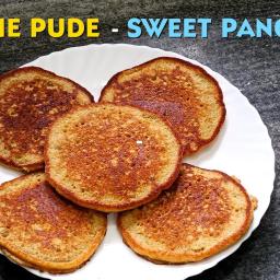 Sweet Puda (Meethe Poode) - Jaggery Pancakes
