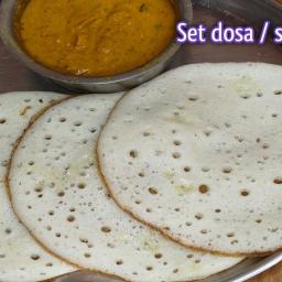 Soft and Spongy Set Dosa