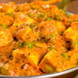 Matar Paneer (Home Style)