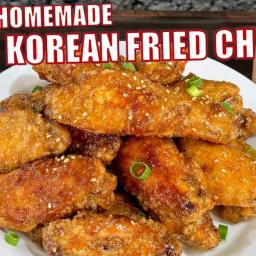 Korean Fried Chicken (Honey Soy Garlic Chicken Wings)