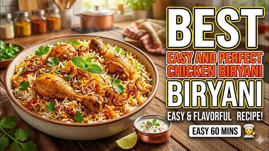 Easy Chicken Biryani Recipe