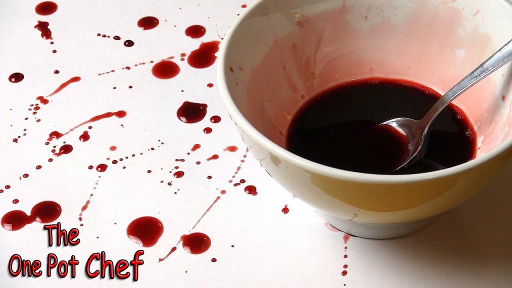 Edible Fake Blood for Halloween – The One Pot Chef