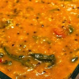 Instant Pot Spinach Dal & Cabbage Pickle – Vegetarian Home Style Cooking