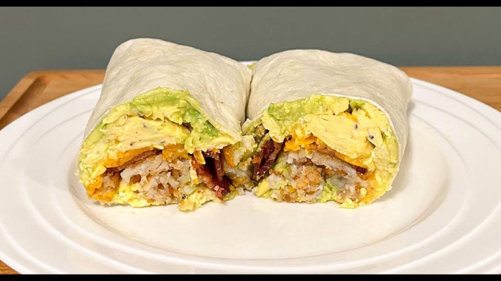 Egg and Bacon Breakfast Wraps – American