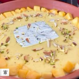 Mango Rice Pudding (Phirni) - Indian Dessert