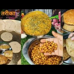 Puri and Chana Sabzi – North Indian Style