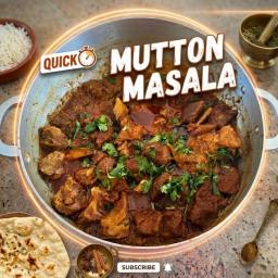 Quick & Flavorful Mutton Masala