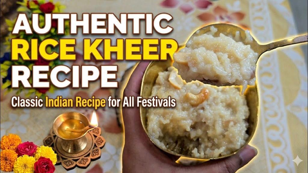 Goan Traditional Pais (Rice Kheer)