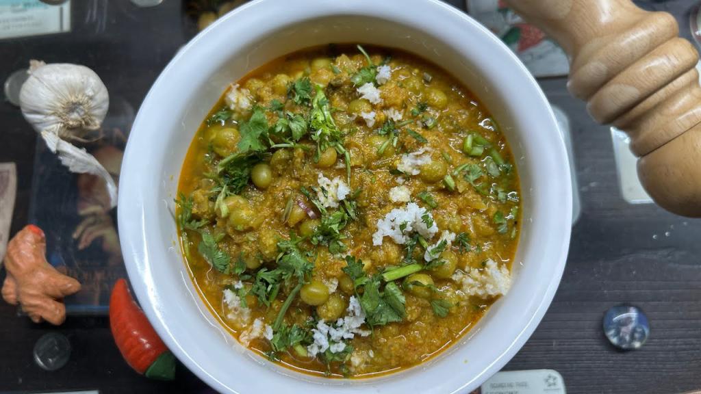 Green Vatana Usal - Maharashtrian Style