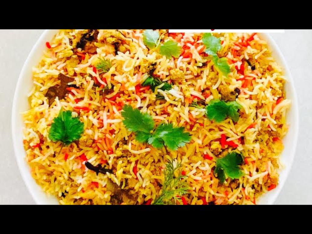 Ground Turkey Biryani – Indian Style