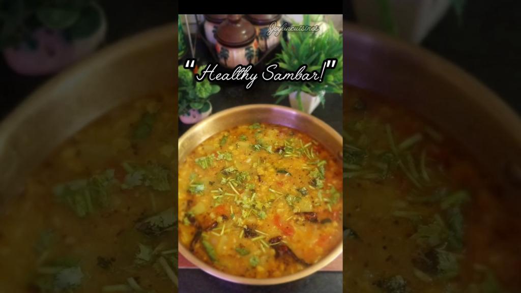 Healthy Lauki Sambar for Weight Loss