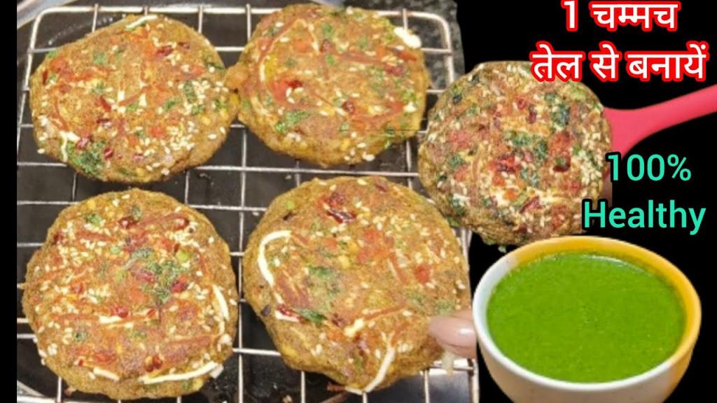 Healthy Ragi Moong Dal Pancakes with Chutney