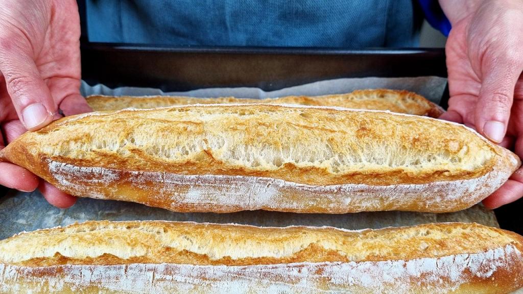 Homemade Baguettes – Crispy & Airy