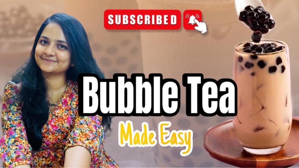 Homemade Bubble Tea (Boba Tea) - Telugu Style